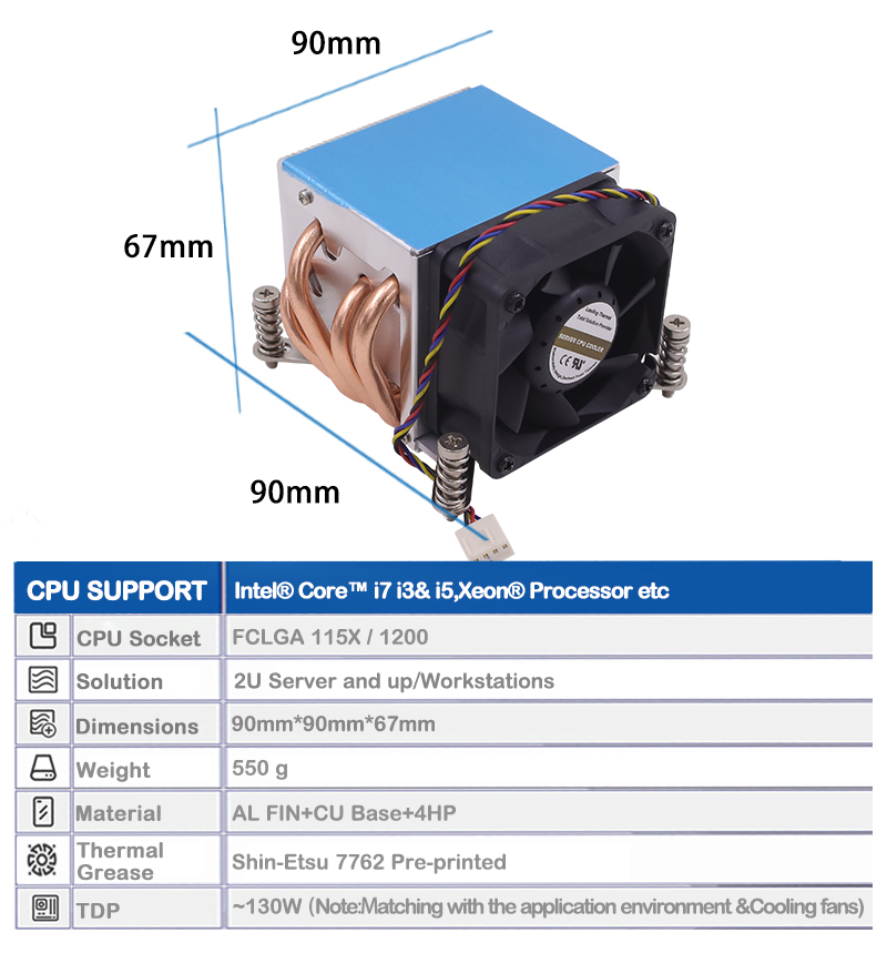 FCLGA 115X / 1200 For Intel Ice Lake&Cooper Lake CPU-Shenzhen